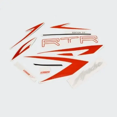 Sticker Set Rtr200 4v Race Edition blk Tank product image