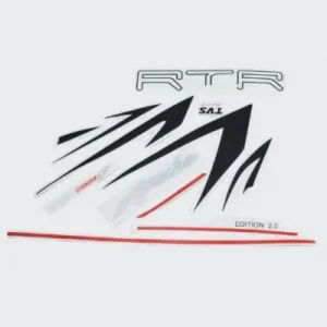 Sticker Set Rtr200 4v Race Edition red Tank product image