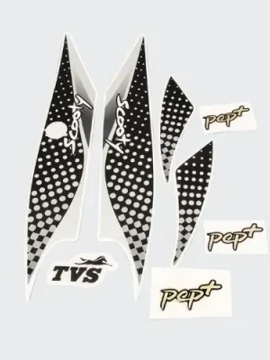 Sticker Set Pep Plus blk blk product image