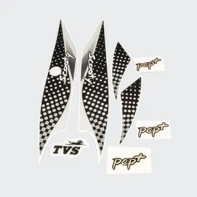 Sticker Set Pep Plus blk blk product image
