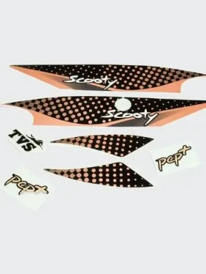 Sticker Set Pep Plus blk orng product image