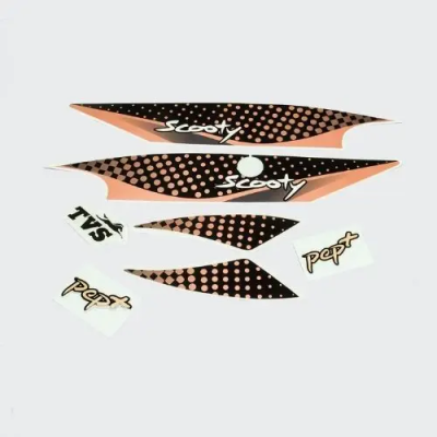 Sticker Set Pep Plus blk orng product image