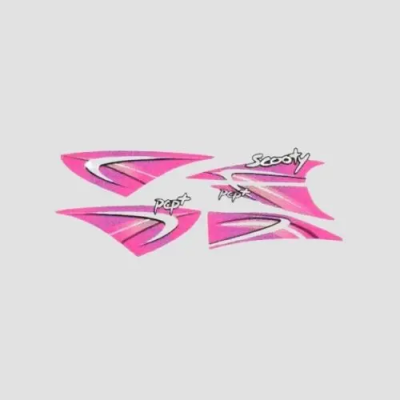 Sticker Set Pep Plus T2 whi Shield pink product image