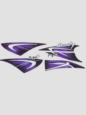 Sticker Set Pep Plus T2 whi Shield prpl product image