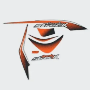 Sticker Set Streak blk Shield orng product image