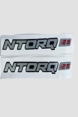 NAT0325 Sticker Monogram slvr Ntorq product image