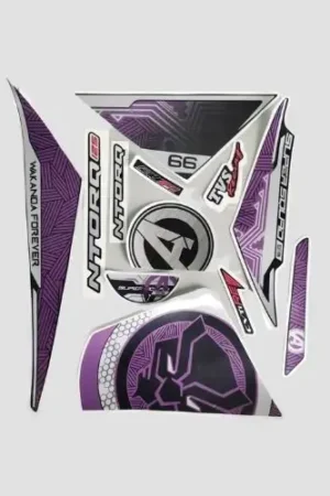 Sticker Set Ntorq 125 2020 Super Squad Blk prpl panther product image