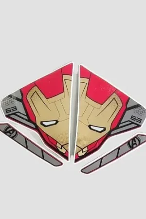 Sticker Nose Ntorq 125 Super Squad Red Shield iron Man product image