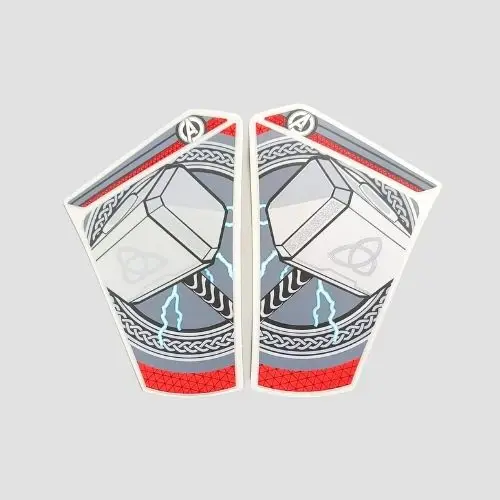 Sticker Nose Ntorq 125 Super Squad Lightning Grey thor product image