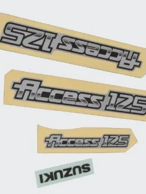 Sticker Set Access T2 slvr Shield product image