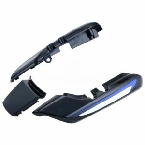 Tail Panel seat Cowl Hero Splendor Plus Black blue Stk