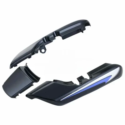 Tail Panel seat Cowl Hero Splendor Plus Latest aw Black blue Stk