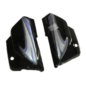 Side Panel cover Hero Splendor Plus Latest Black purple Stk
