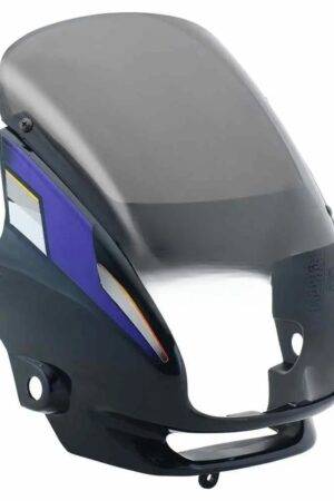 Head Light Visor mask Hero Super Splendor Latest Black purple Stk