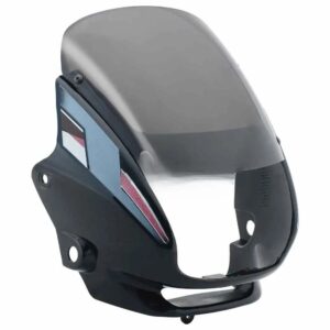 Head Light Visor mask Hero Super Splendor Latest Black grey Stk