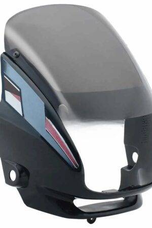 Head Light Visor mask Hero Super Splendor Latest Black grey Stk