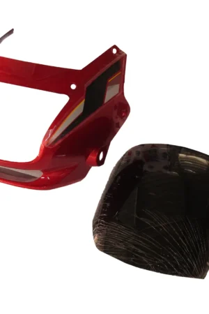 Head Light Visor mask Hero Super Splendor Latest Red