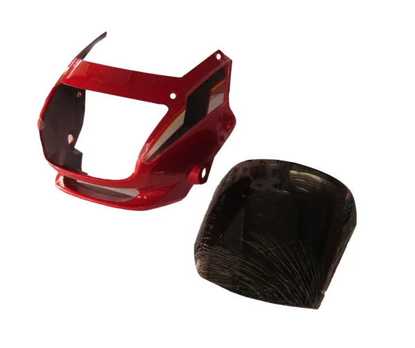 SAI-133B Head Light Visor mask Hero Super Splendor Latest Red