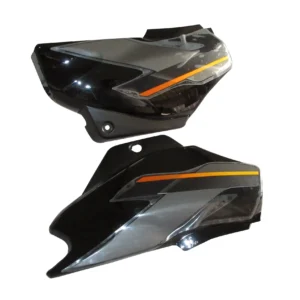 Side Panel cover Hero Super Splendor Black red Stk