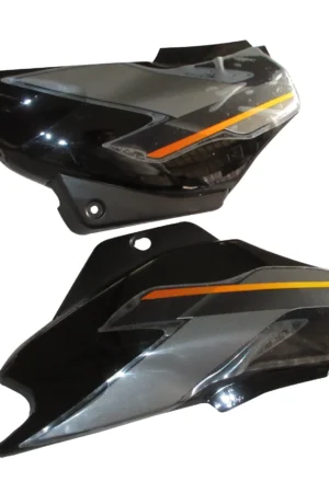 SAI-135 Side Panel cover Hero Super Splendor Black red Stk