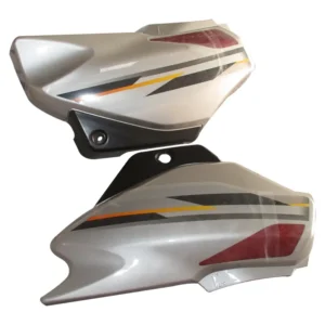 Side Panel cover Hero Super Splendor N m Silver for Red Bike