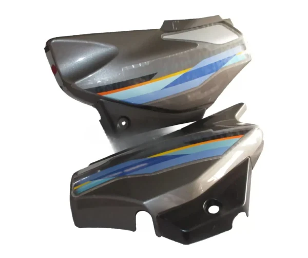 Side Panel cover Hero Super Splendor N m Grey for Silver Bike