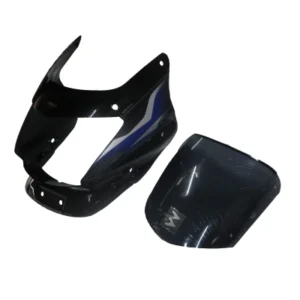 Head Light Visor mask bajaj Platina Black blue Stk product image
