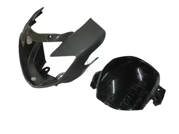 Head Light Visor mask TVS Apache Rtr 160 180cc Glossy Grey
