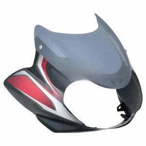 Head Light Visor mask bajaj Discover 100cc Blackred Stk