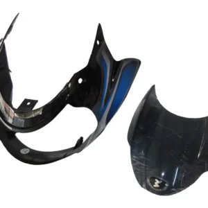 Head Light Visor mask bajaj Discover 100cc Blackblue Stk