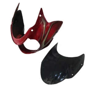 Head Light Visor mask Bajaj Discover 100cc Red