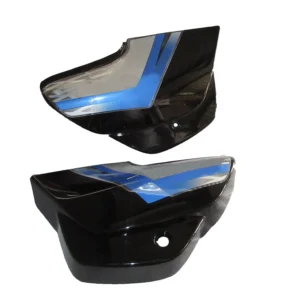 Side Panel cover TVS Victor Gx Black blue Stk