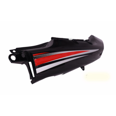 Tail Panel seat Cowl Hero Passion Pro Black sports Red Bike
