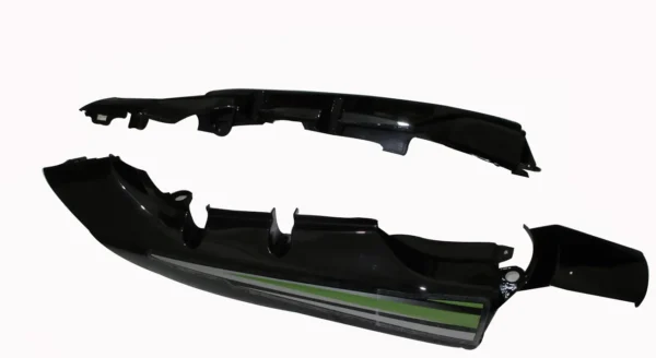 SAI-183E Tail Panel seat Cowl Hero Passion Pro Black green Bike