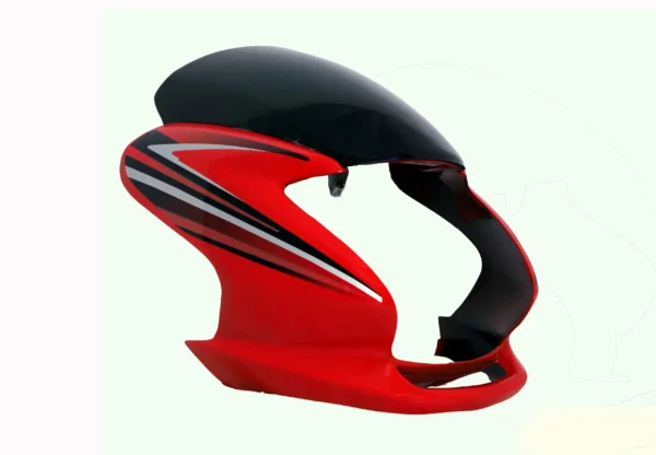 Head Light Visor mask hero Passion Pro Digital Sport Red