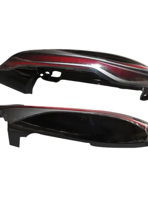 Tail Panel seat Cowl Bajaj Discover 100cc Black red Stk