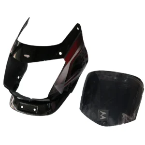 Head Light Visor mask bajaj Platina 125cc Blackred Stk product image