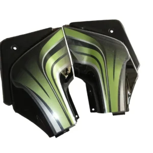 Side Panel cover Hero Passion Pro Digital Black green Bike