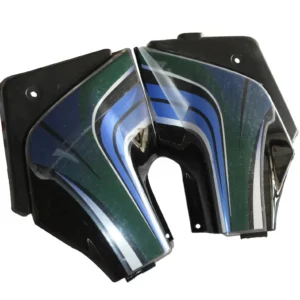 Side Panel cover Hero Passion Pro Digital Black white Bike