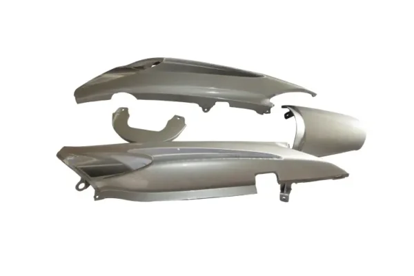 Tail Panel seat Cowl Hero Glamour N m Silver black Bike