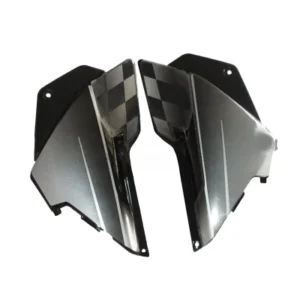Side Panel cover Hero Glamour N m Black silver Stk product image