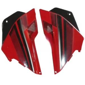 Side Panel cover Hero Glamour Latest Red black Bike