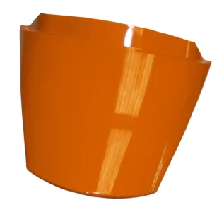 Rear Cowl Center Plate Fit For Hero Glamour vibrant Orange Colour product image