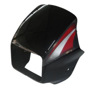 Head Light Visor mask hero Splendor Pro Black red Stk