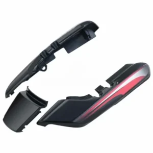 Tail Panel seat Cowl Hero Splendor Pro Black red Stk