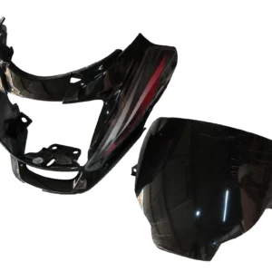 Head Light Visor mask hero Super Splendor Latest type 2 Black red Stk