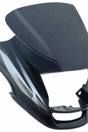 Head Light Visor mask hero Super Splendor Latest type 2 Black grey Stk