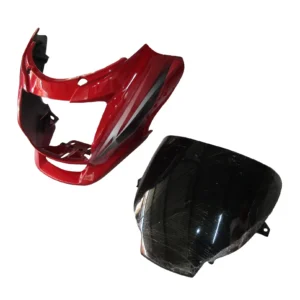 Head Light Visor mask hero Super Splendor Latest type 2 Red
