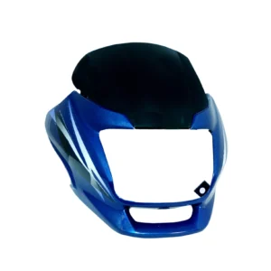 Head Light Visor mask Hero Super Splendor Latest type 2 Blue