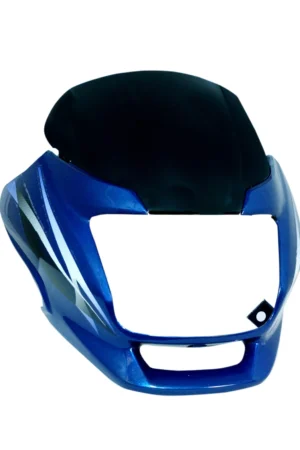 Head Light Visor mask Hero Super Splendor Latest type 2 Blue